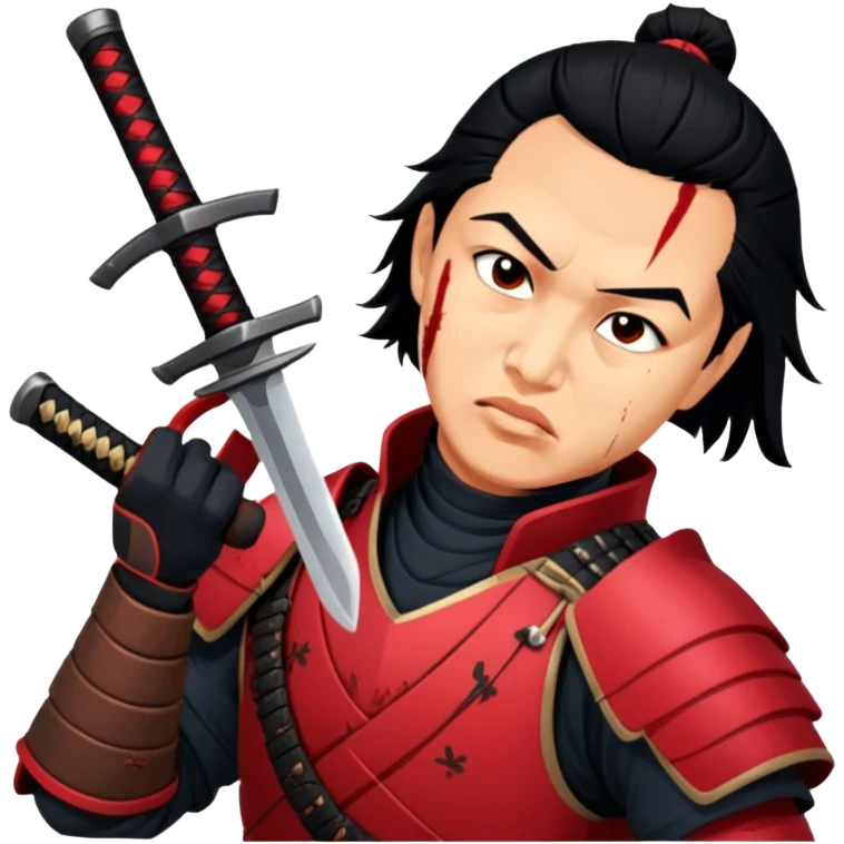 Battle-Ready Samurai emoji
