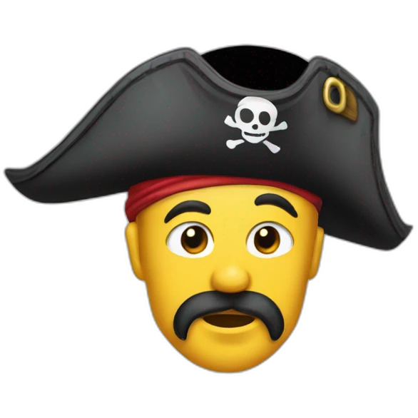 Drapeau Pirate Straw Hat Pirates emoji