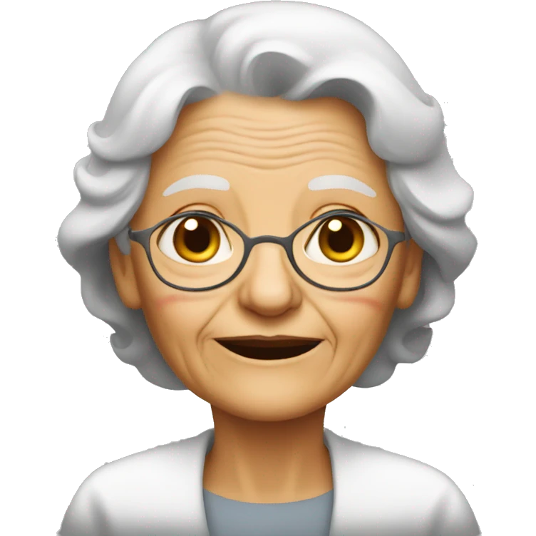 Old woman emoji