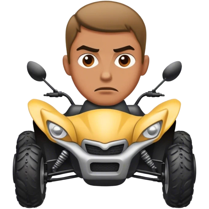 bad guy on a quad emoji