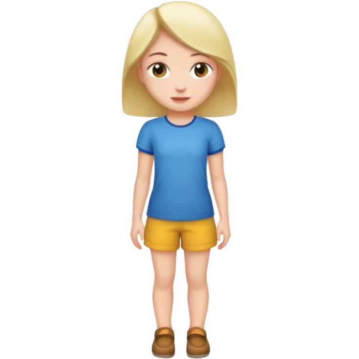 Naked girl, butt, full body  emoji