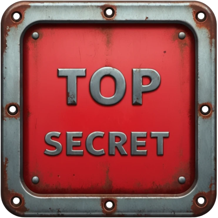top secret sign emoji