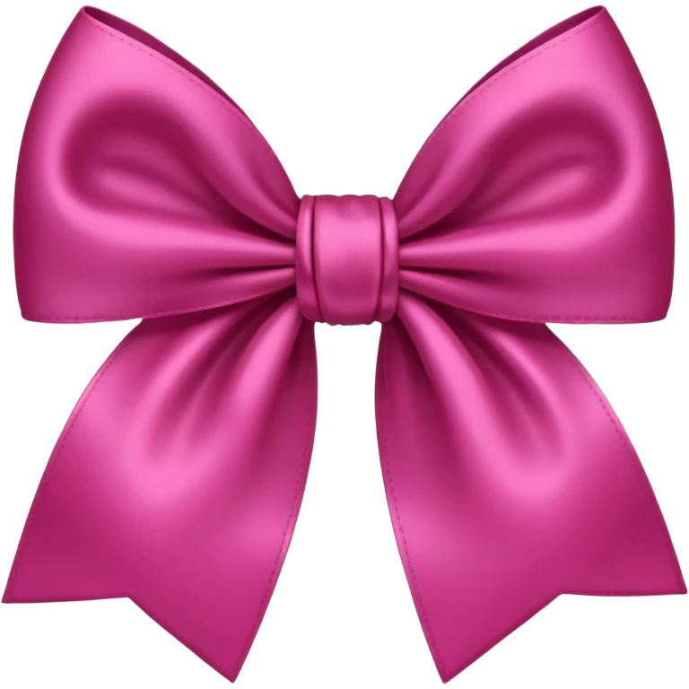dark pink bow emoji