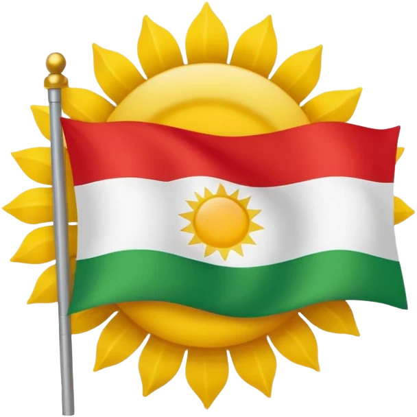 Kurdistan flag emoji