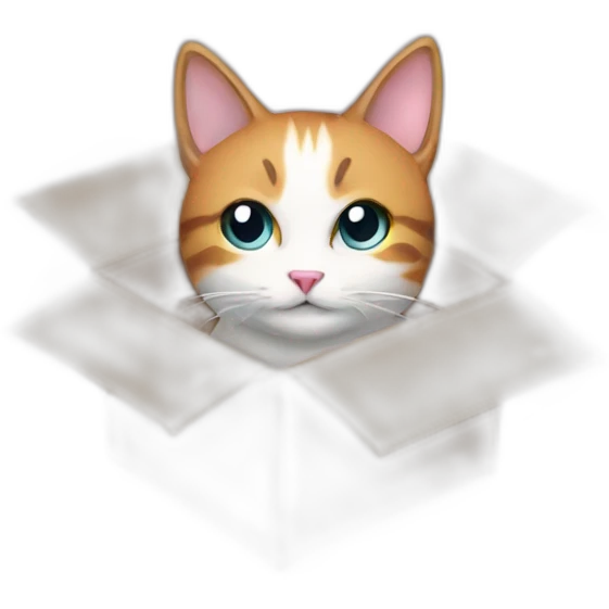 cat from gift box emoji