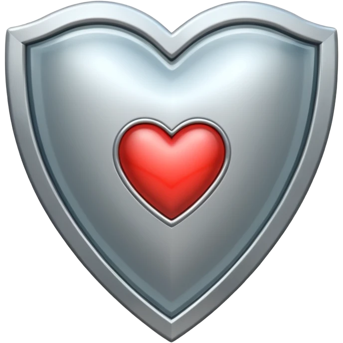 heart symbol with a protective shield emoji
