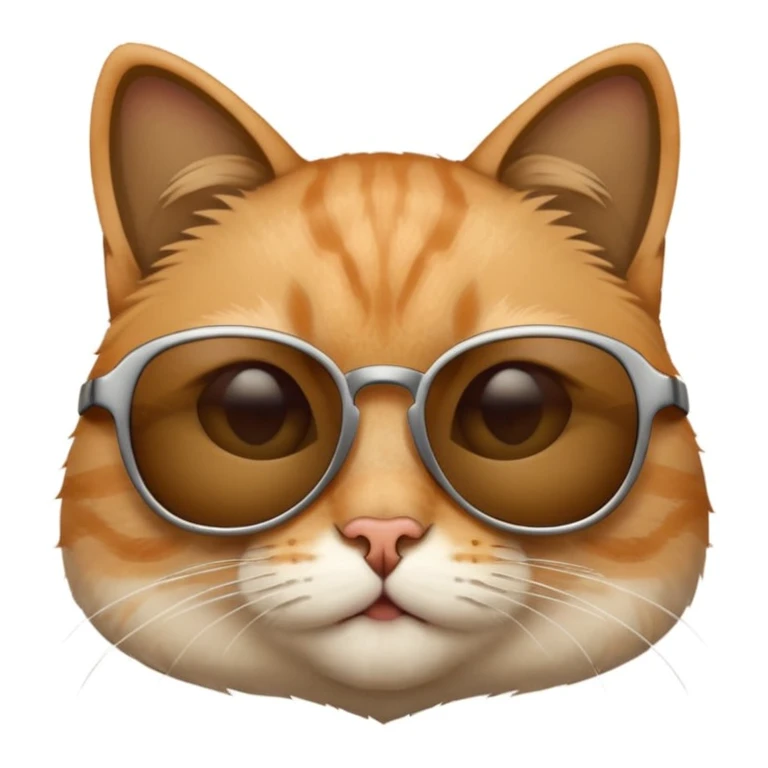 Cat wearing sunglasses emoji