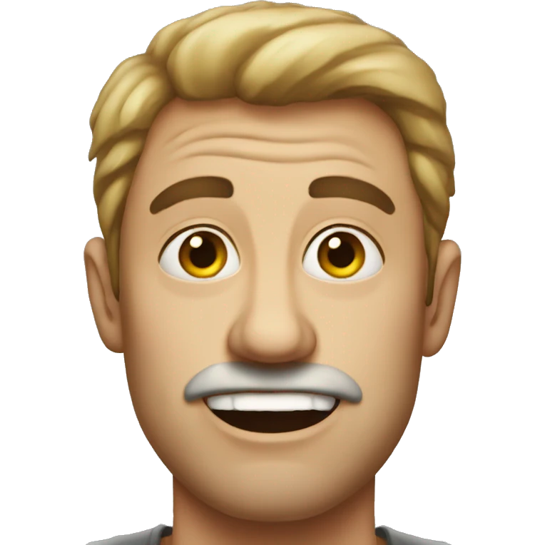 Ugly man emoji