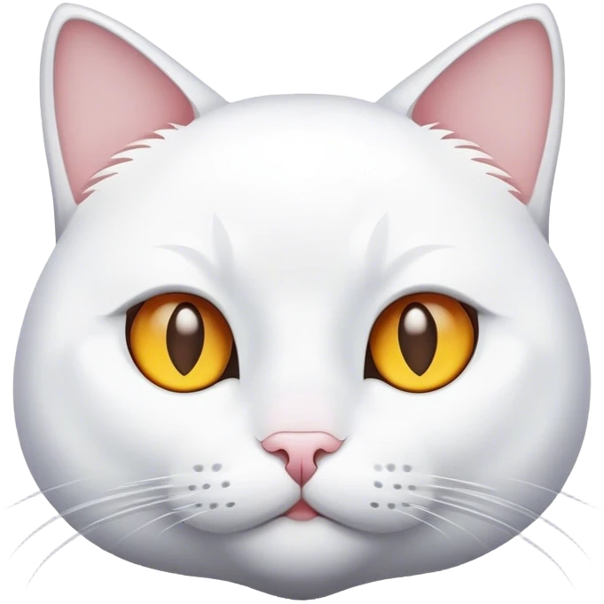 white cat emoji