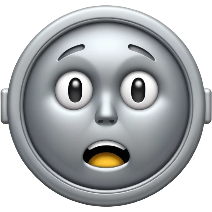 buffering symbol with a frustrated face emoji