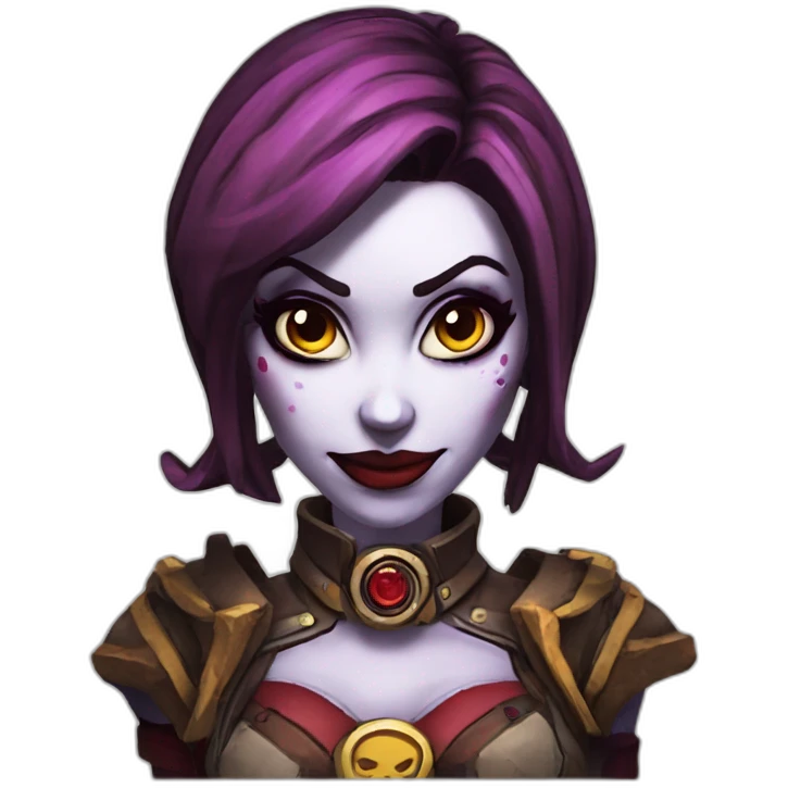 moxxi from borderlands intrigued face emoji
