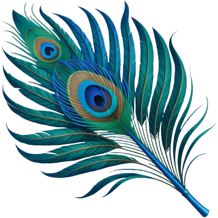 peacock feather emoji