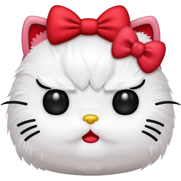 angry Hello Kitty emoji