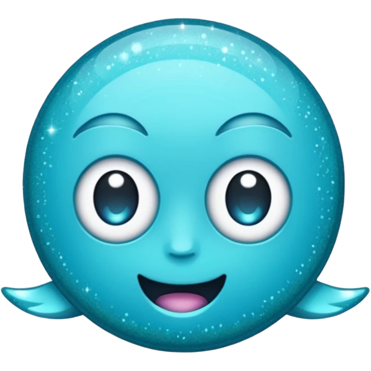 glitter cian panthom emoji