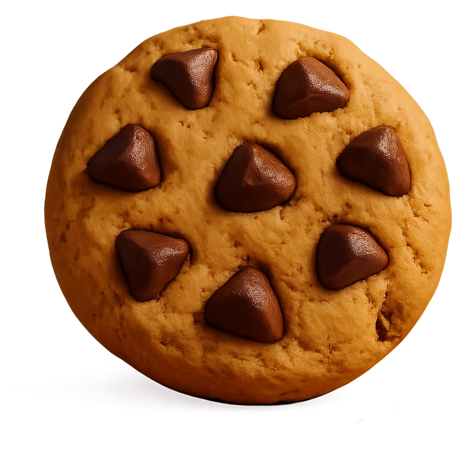 chunky chocolate chip cookie emoji