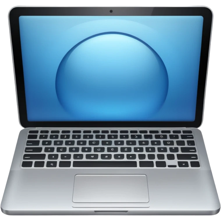 silver laptop emoji