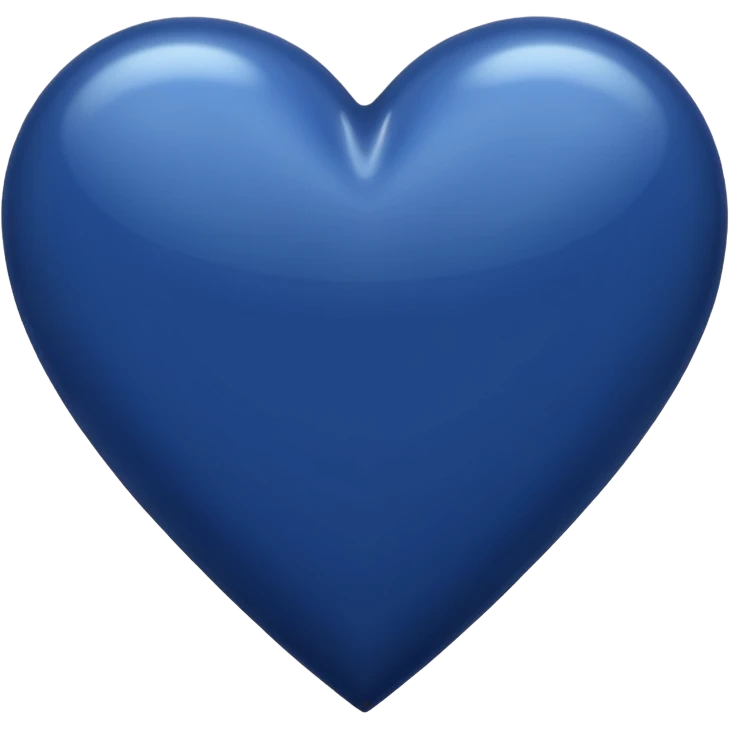 Navy heart emoji