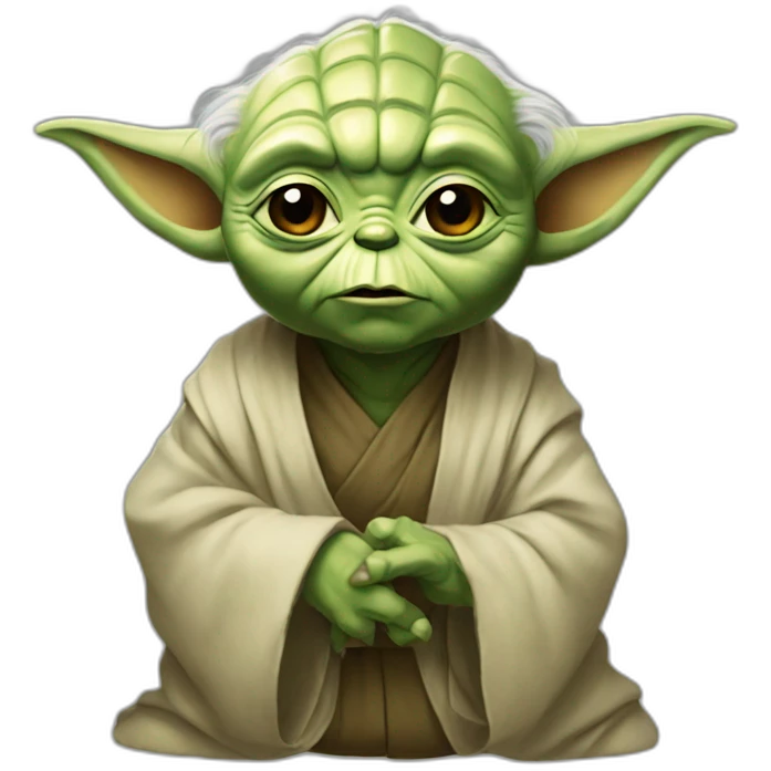 Yoda qui tien un goe emoji