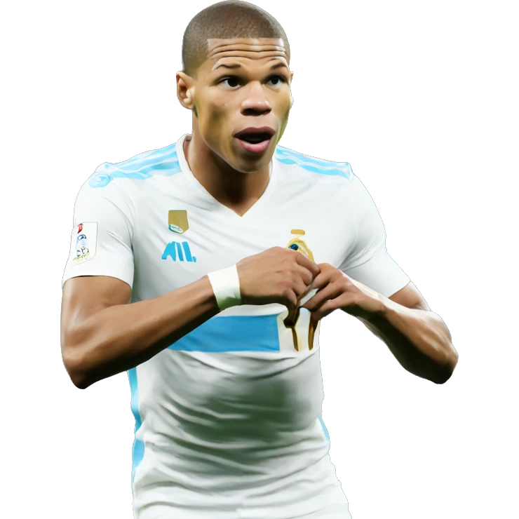 Mbappé eat olympique of marseille emoji