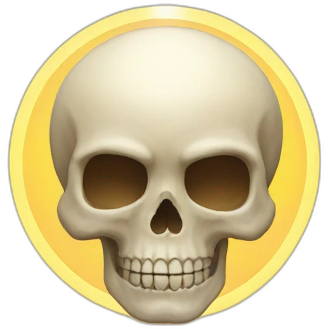 skull with halo emoji