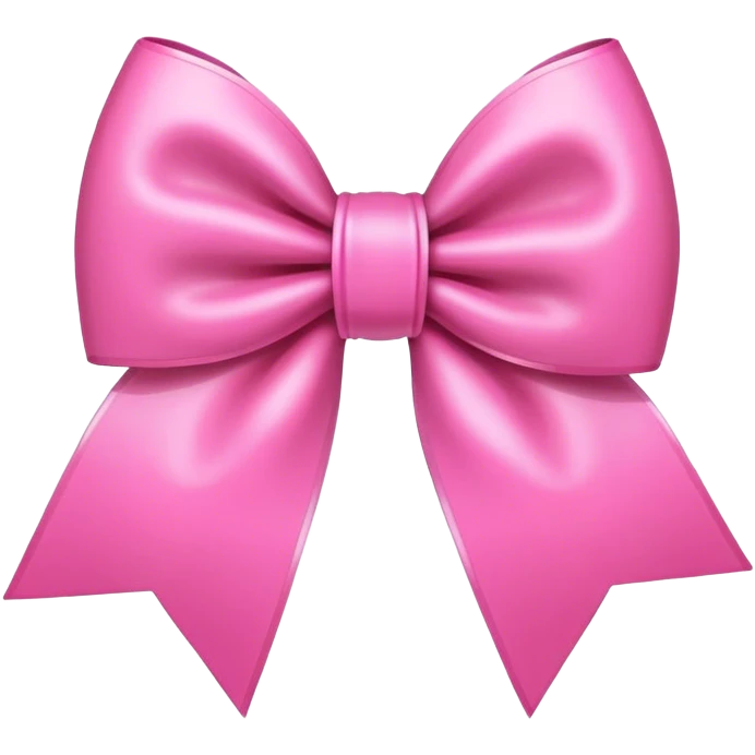 Pink bow emoji