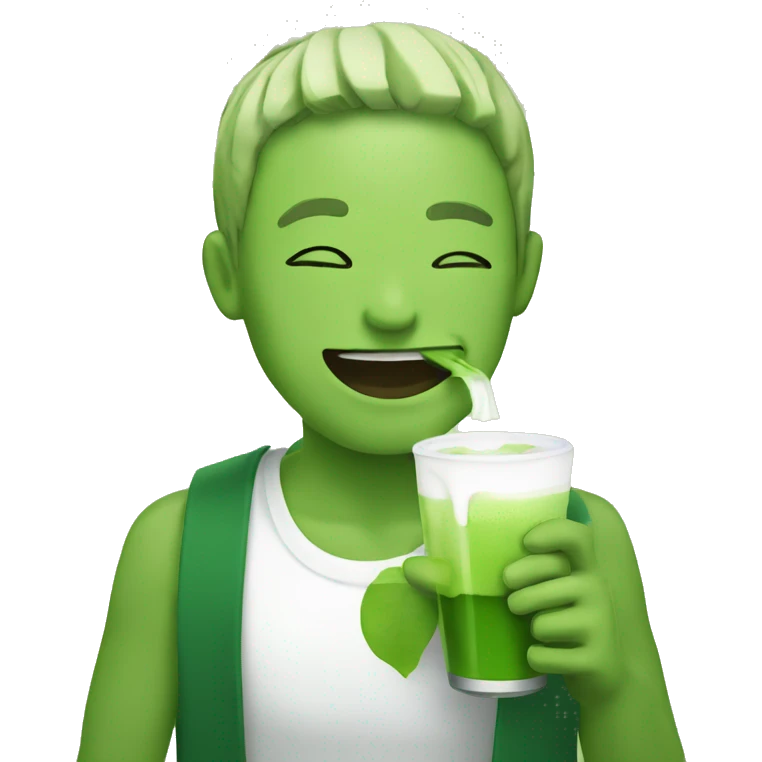 drinking matcha emoji