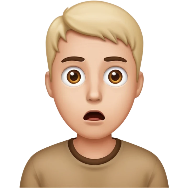 surprised and confused  emoji