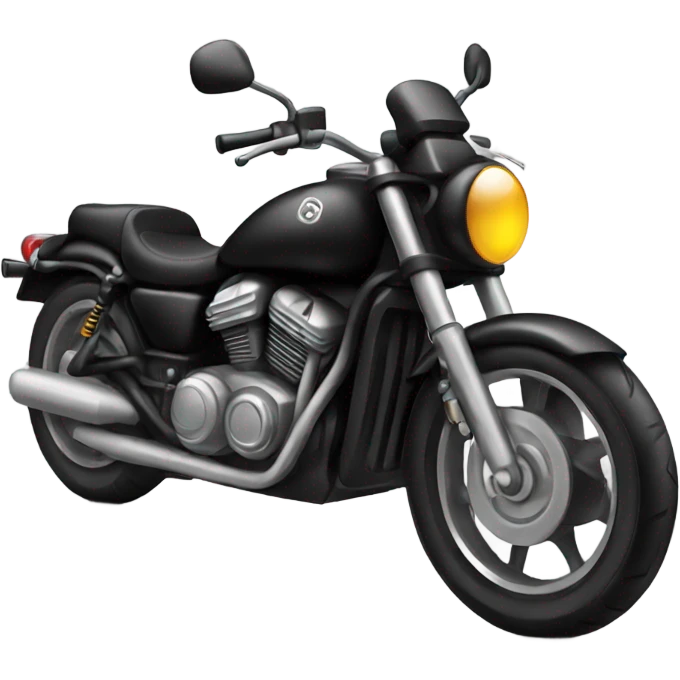Black motorcycle  emoji