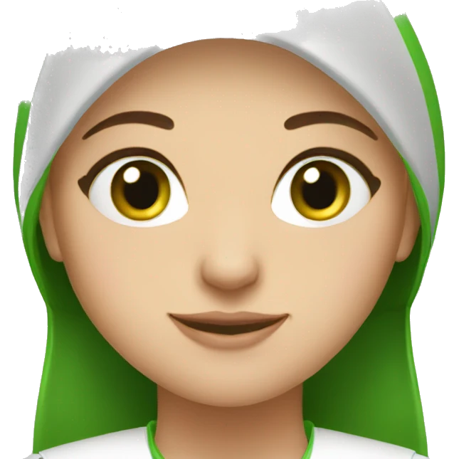 serbian girl cook green eyes emoji