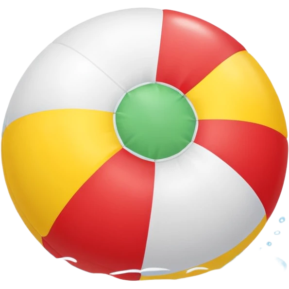 summer-themed emoji of a beach ball emoji