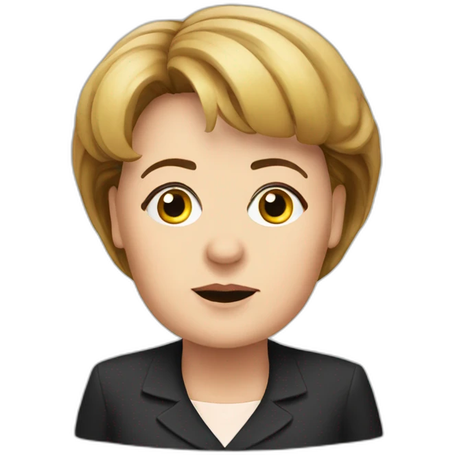 angela merkel emoji