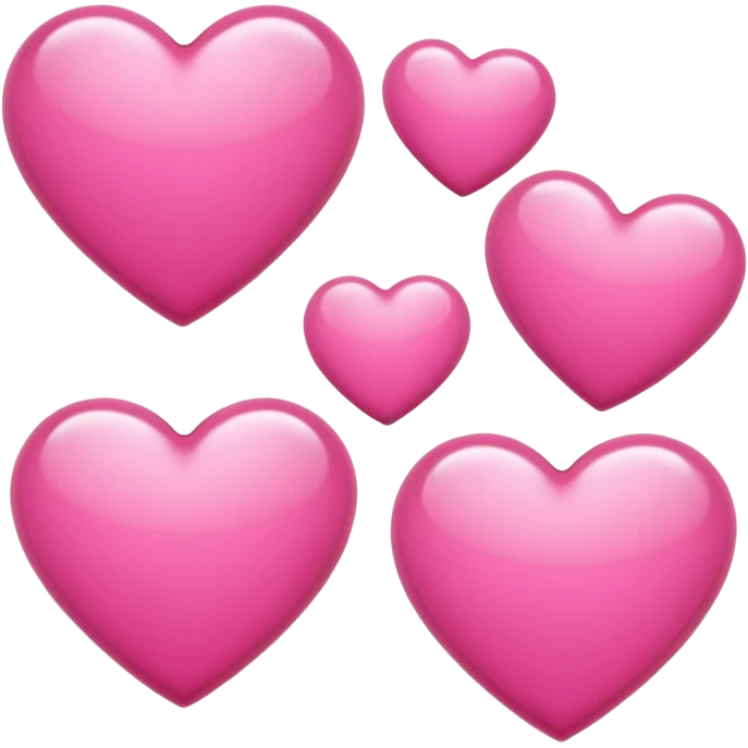 hearts pink emoji