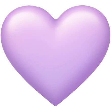 Pastel heart emoji