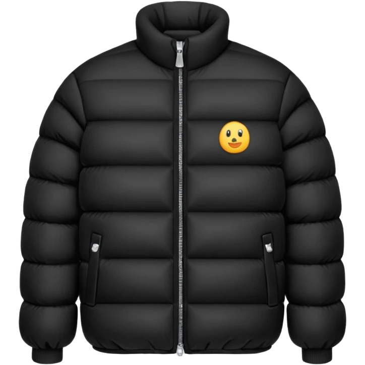 black puffer emoji