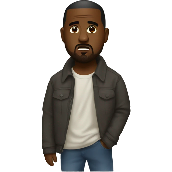 kanye west bear emoji
