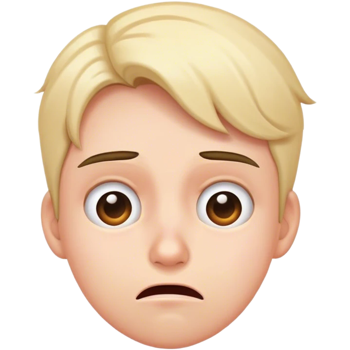Stressed emoji