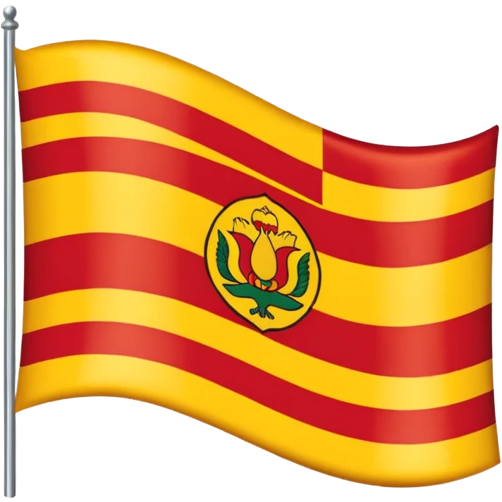 Karnataka flag without pole only the flag emoji
