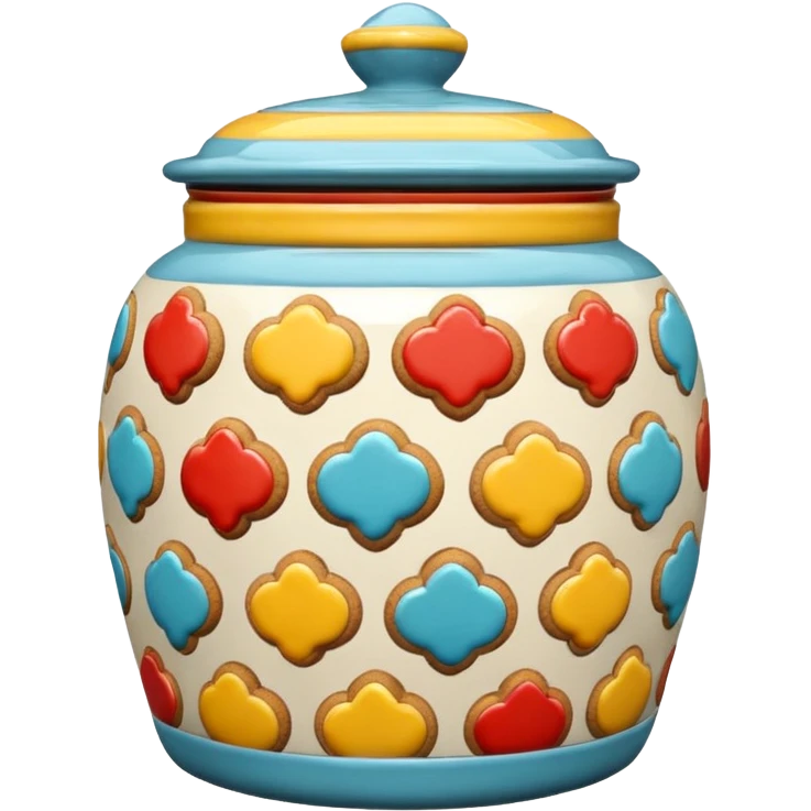 colroful Cookie Jar emoji