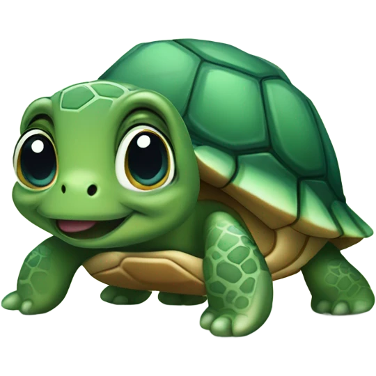 Tiny turtle emoji