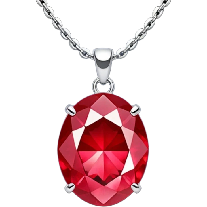 ruby necklace emoji
