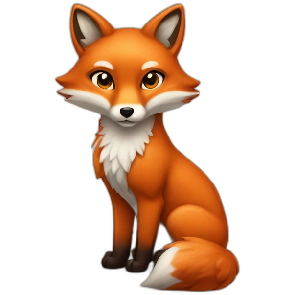 Sexy fox emoji