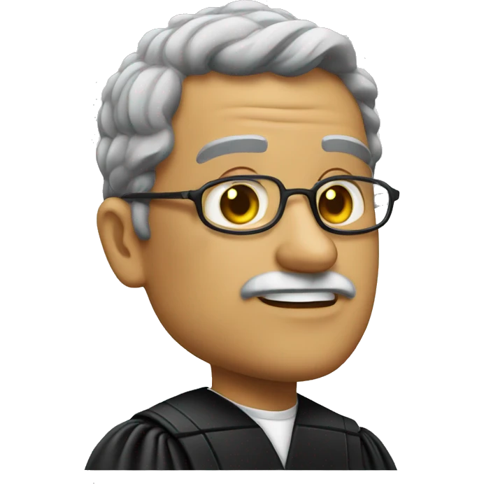 A JUDGE emoji