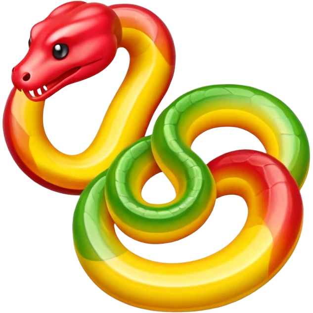 haribo twin snake  emoji