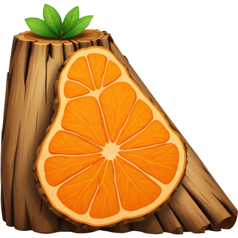 Yam on log emoji