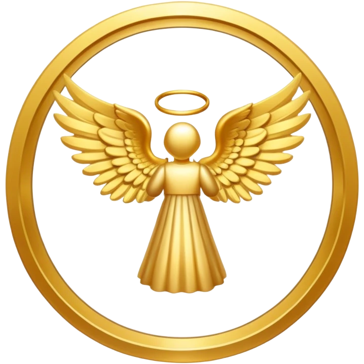 newbie-place-award-number-in-frame-decorated-with-golden-angel--wings emoji