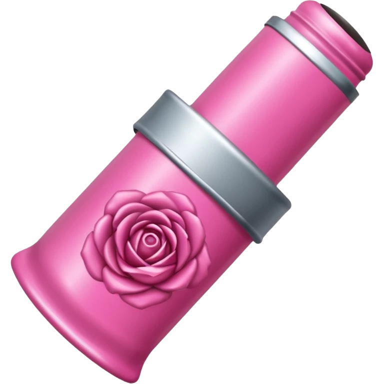 Tube de peinture rose emoji