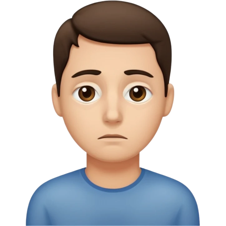 Person sitting tired emoji
