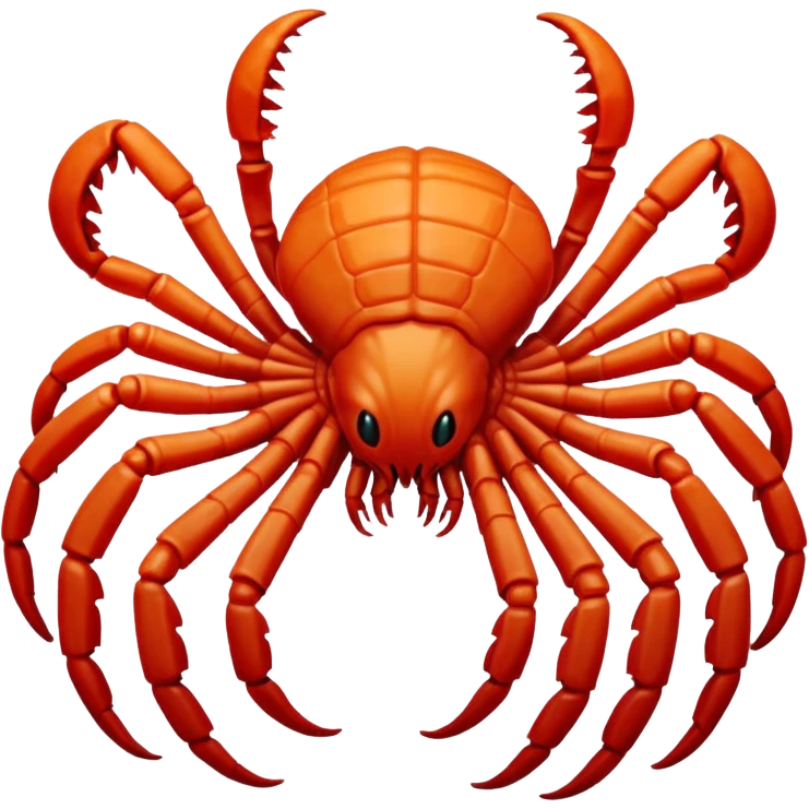 woman with red Facehugger emoji