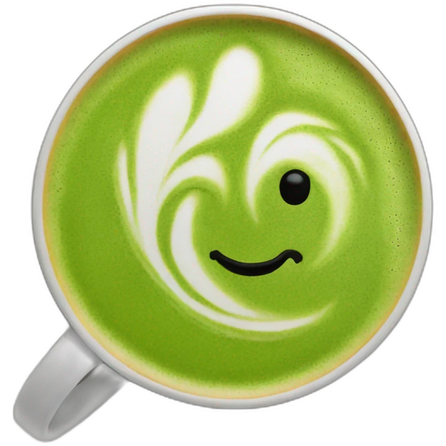 matcha capuccino emoji