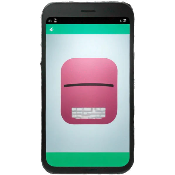 smartphone scanning a QR code emoji